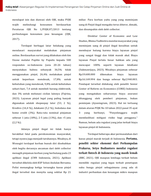 Policy Brief Sisi Gelap Pinjaman Online dan Judi Online di Indonesia_004
